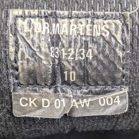 Dr. Martens Vintage Oxfords Black Leather 8312 Made In England Men's UK 10 US 11 - Picture 8 of 9